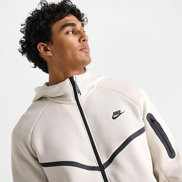 Nike Tech Full-Zip Fleece Windrunner Light Orewood Jacket HV0949-104 Men's S New - Picture 2 of 15